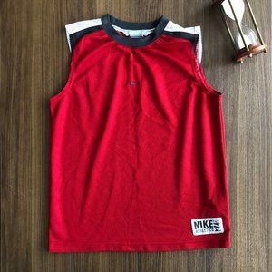 Nike Athletics Kids Large (14-16) Red Sleeveless